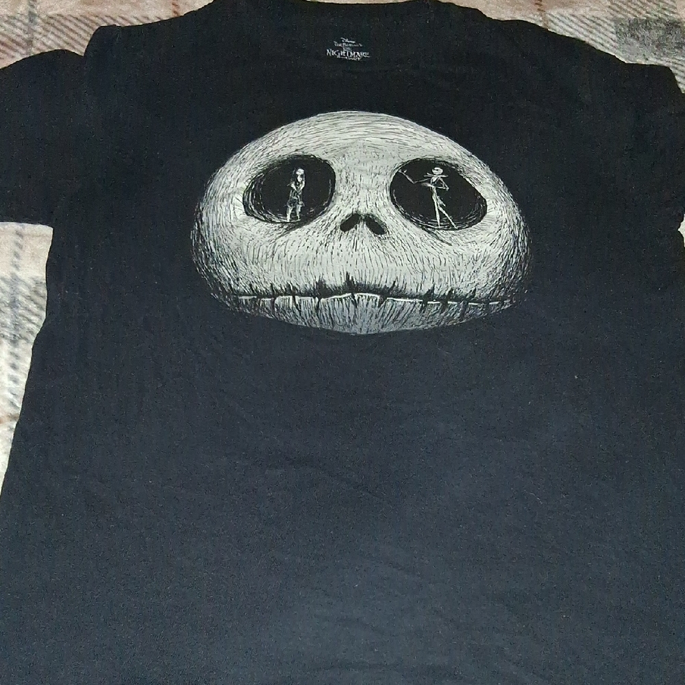 Disney The Nightmare Before Christmas Black & White Logo Tee